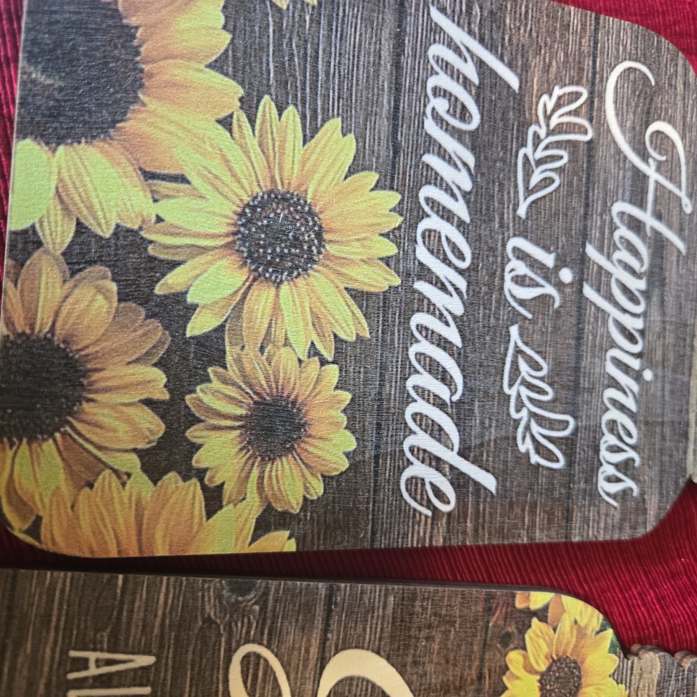 Source Unknown Sunflower Happiness Wall Art